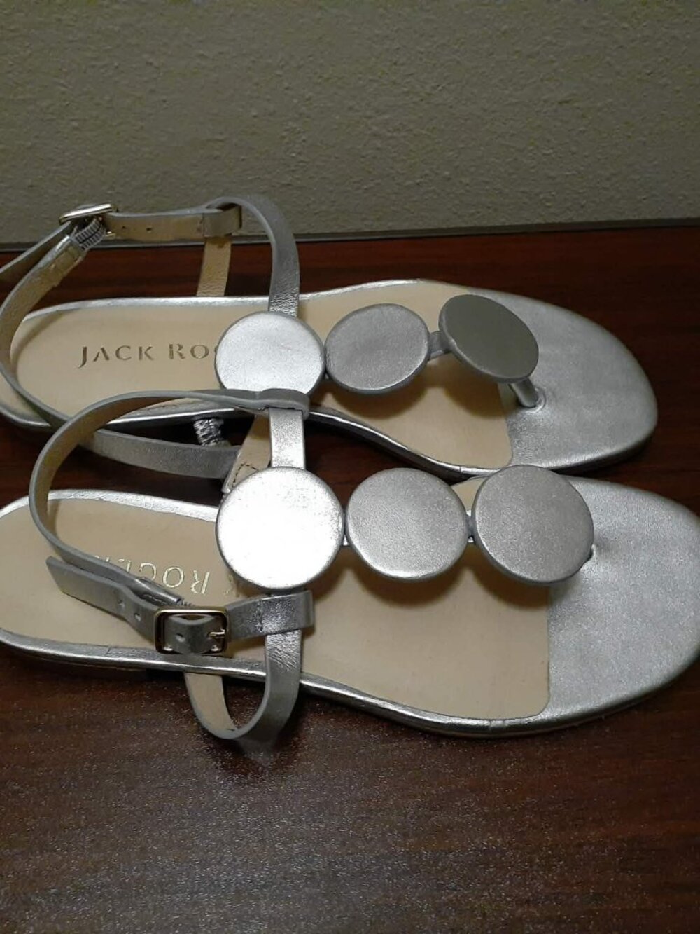 JACK ROGERS Worth Sandal In Silver